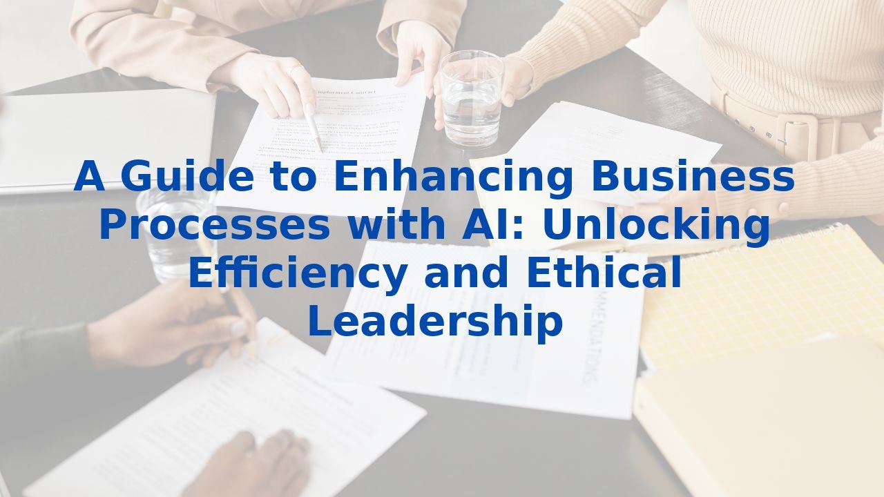 A Guide to Enhancing Business Processes with AI: Unlocking Efficiency ...