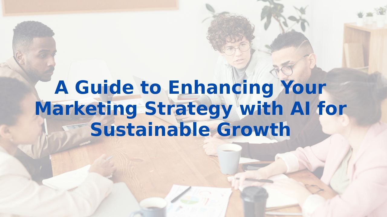 A Guide to Enhancing Your Marketing Strategy with AI for Sustainable Growth