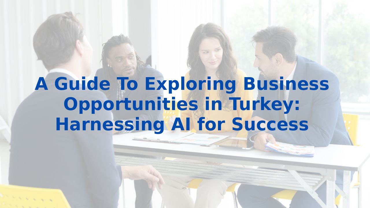 A Guide To Exploring Business Opportunities in Turkey: Harnessing AI for Success
