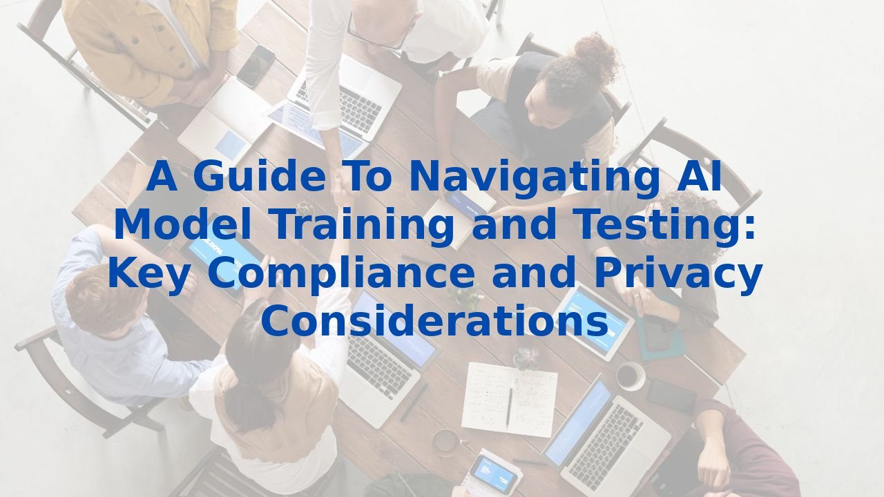 A Guide To Navigating AI Model Training and Testing: Key Compliance and Privacy Considerations
