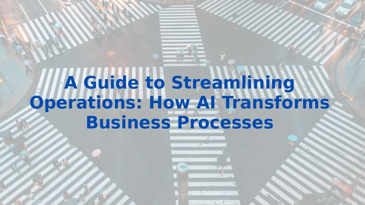 A Guide to Streamlining Operations: How AI Transforms Business Processes