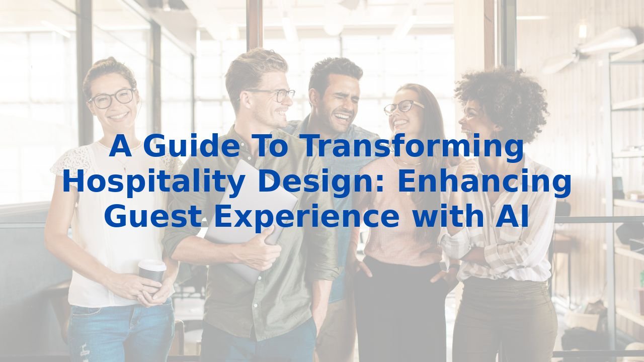 A Guide To Transforming Hospitality Design: Enhancing Guest Experience with AI