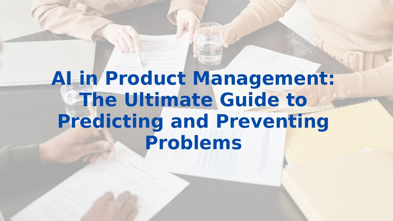 AI in Product Management: The Ultimate Guide to Predicting and Preventing Problems