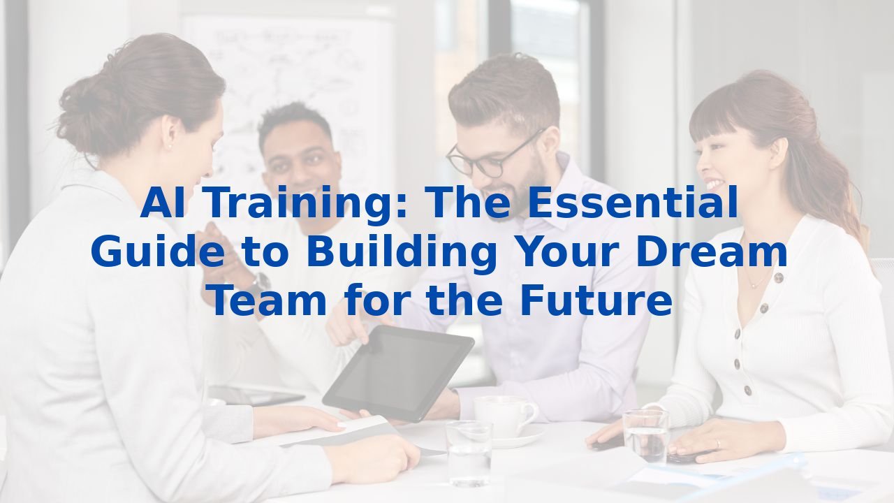 AI Training: The Essential Guide to Building Your Dream Team for the Future