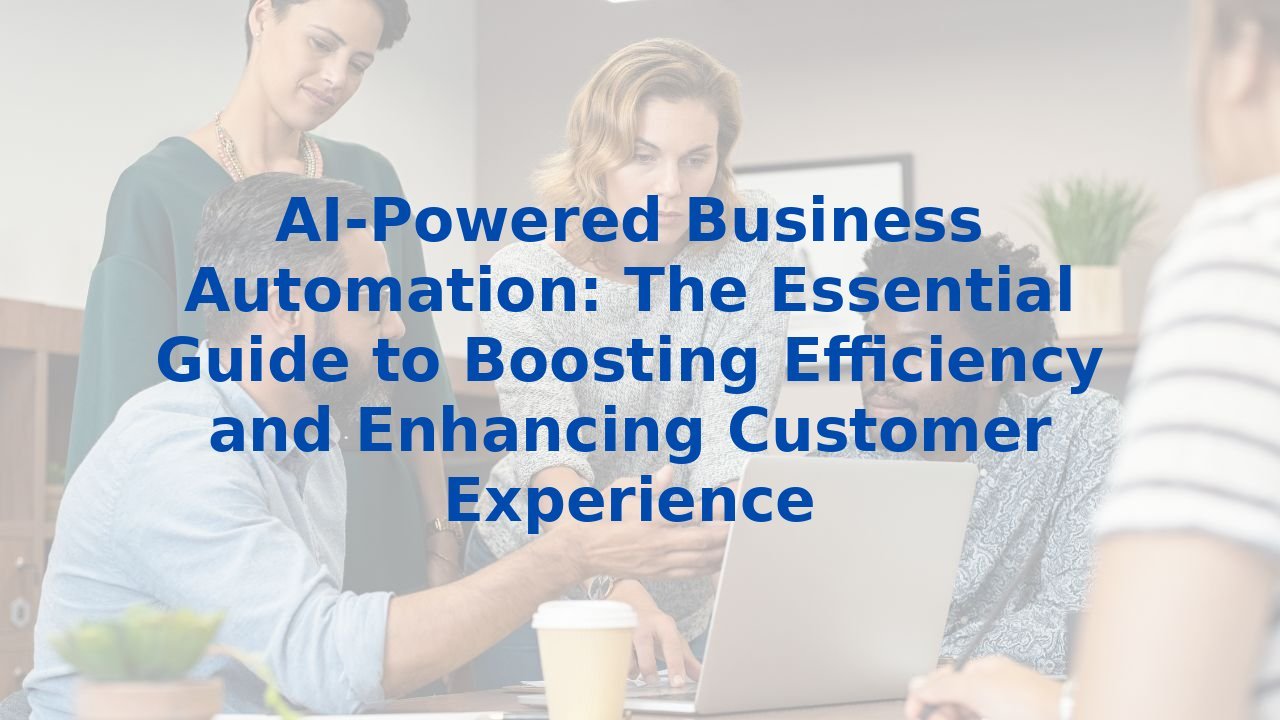 AI-Powered Business Automation: The Essential Guide to Boosting Efficiency and Enhancing Customer Experience