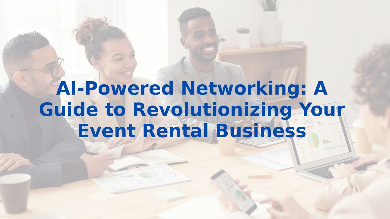 AI-Powered Networking: A Guide to Revolutionizing Your Event Rental Business