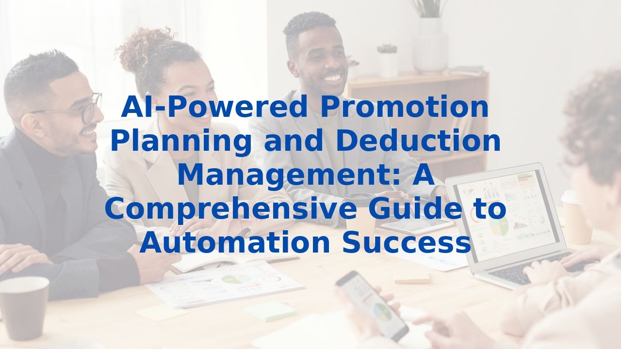 AI-Powered Promotion Planning and Deduction Management: A Comprehensive Guide to Automation Success