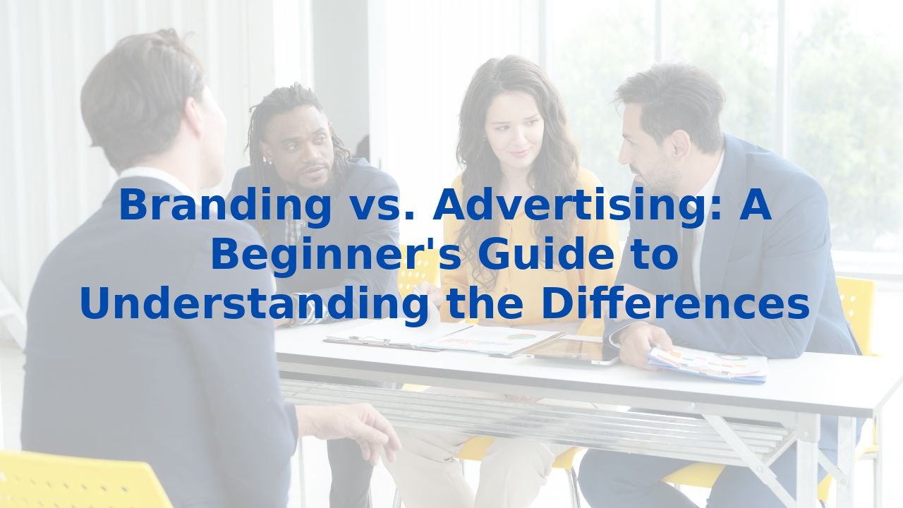 Branding vs. Advertising: A Beginner's Guide to Understanding the Differences