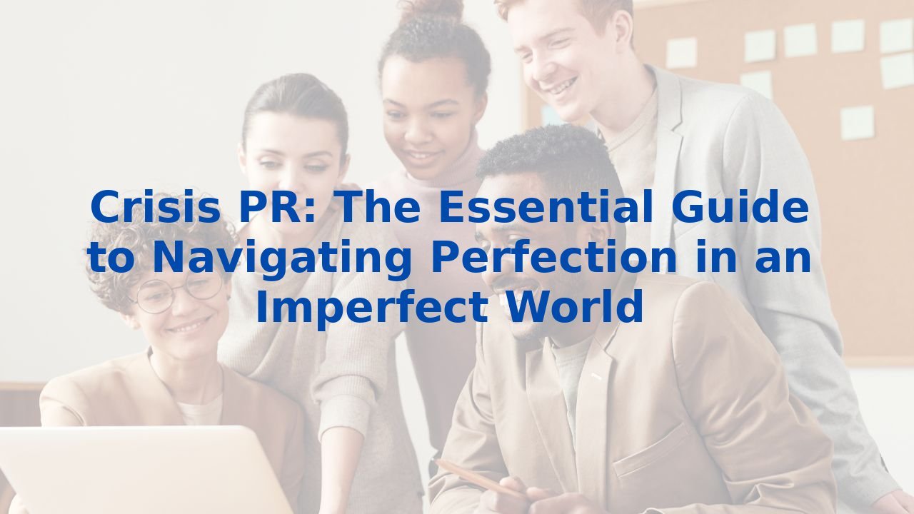 Crisis PR: The Essential Guide to Navigating Perfection in an Imperfect World