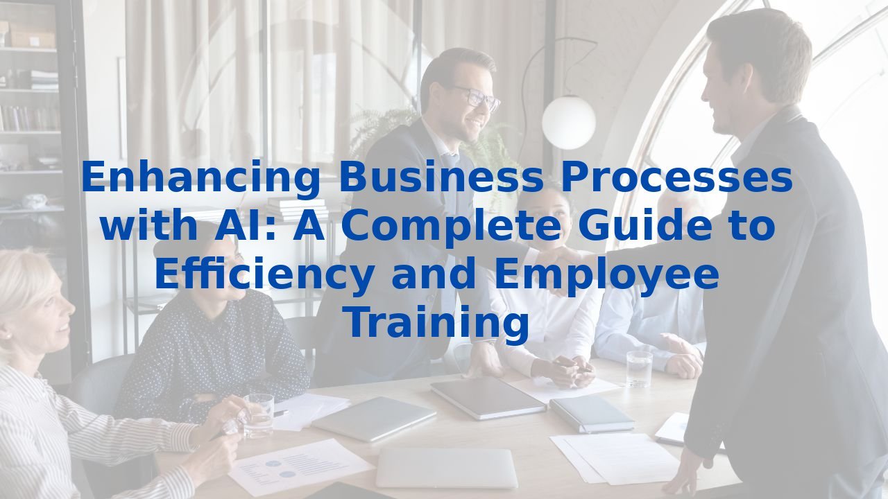 Enhancing Business Processes with AI: A Complete Guide to Efficiency and Employee Training