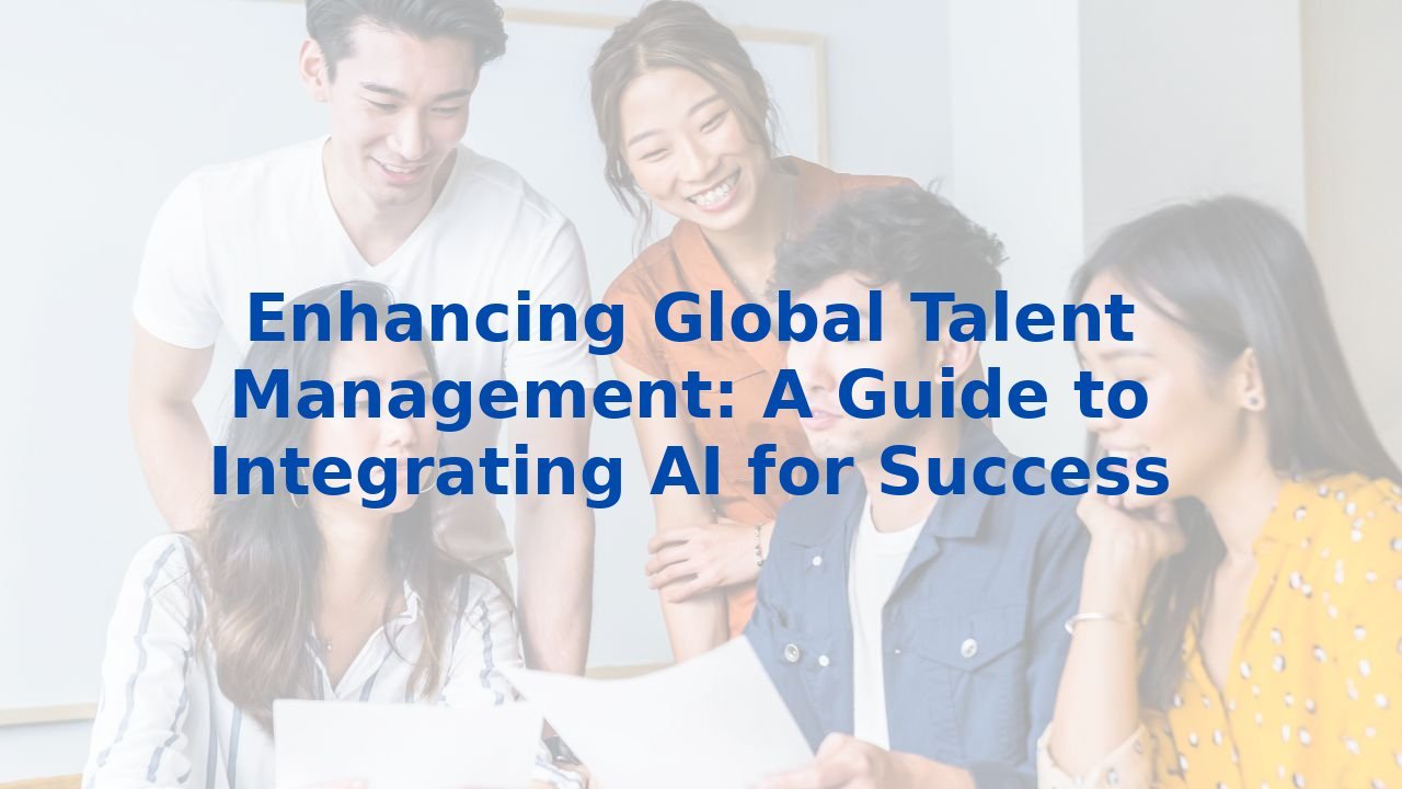 Enhancing Global Talent Management: A Guide to Integrating AI for Success