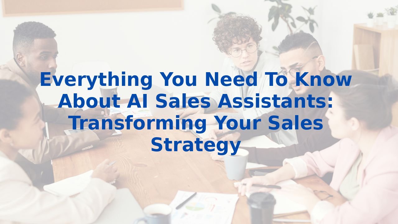 Everything You Need To Know About AI Sales Assistants: Transforming Your Sales Strategy