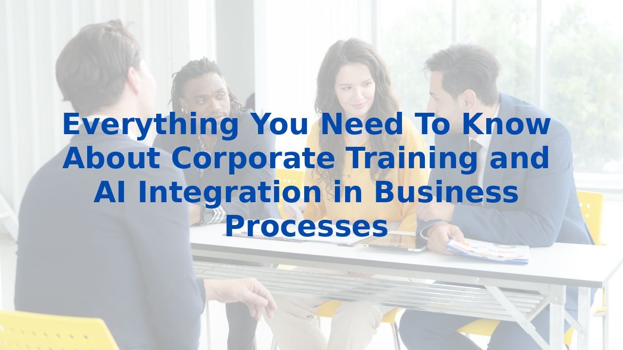 Everything You Need To Know About Corporate Training and AI Integration in Business Processes