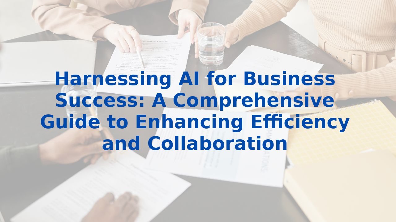Harnessing AI for Business Success: A Comprehensive Guide to Enhancing ...