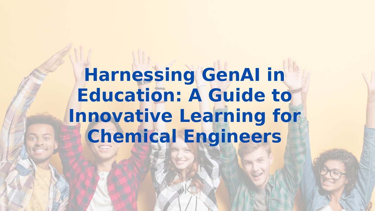 Harnessing GenAI in Education: A Guide to Innovative Learning for Chemical Engineers