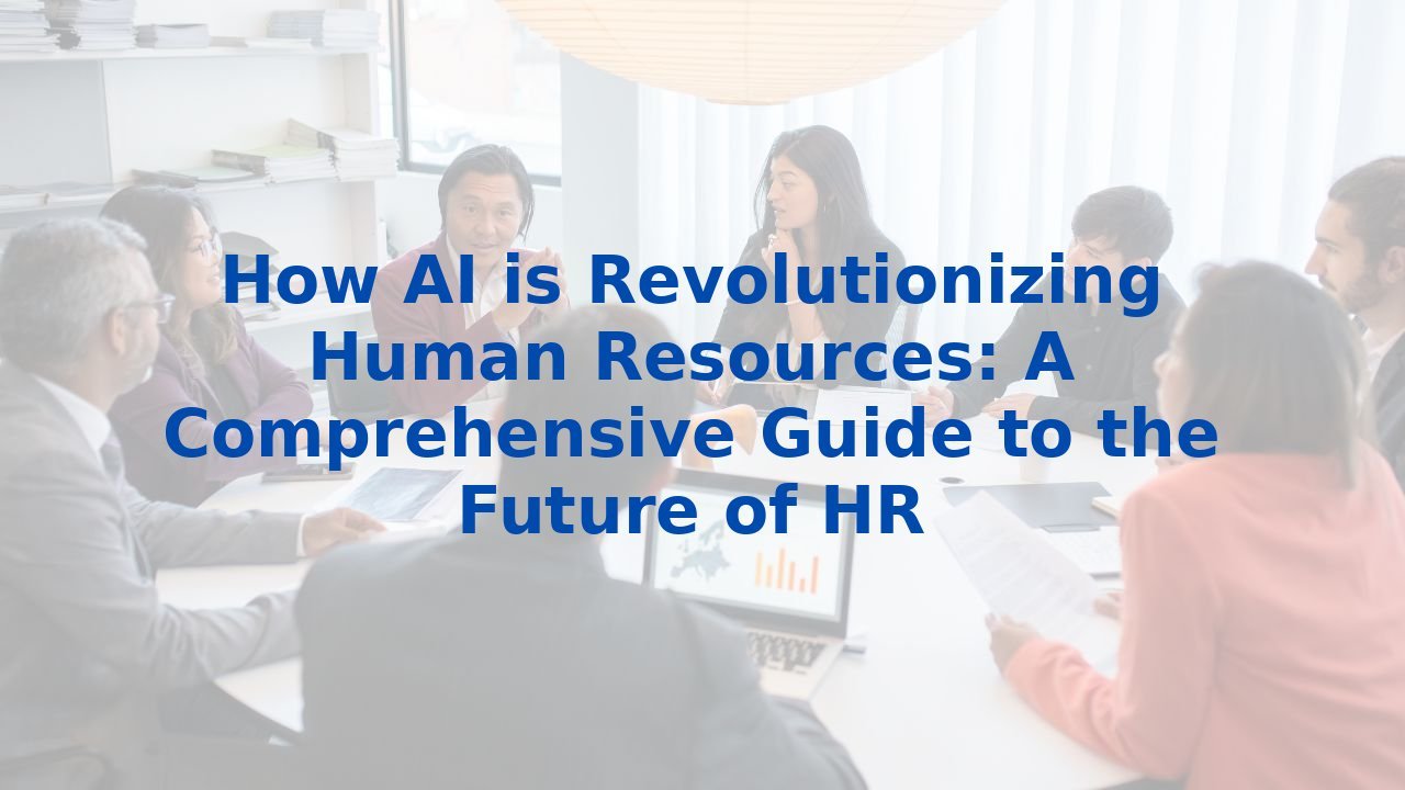 How AI is Revolutionizing Human Resources: A Comprehensive Guide to the ...