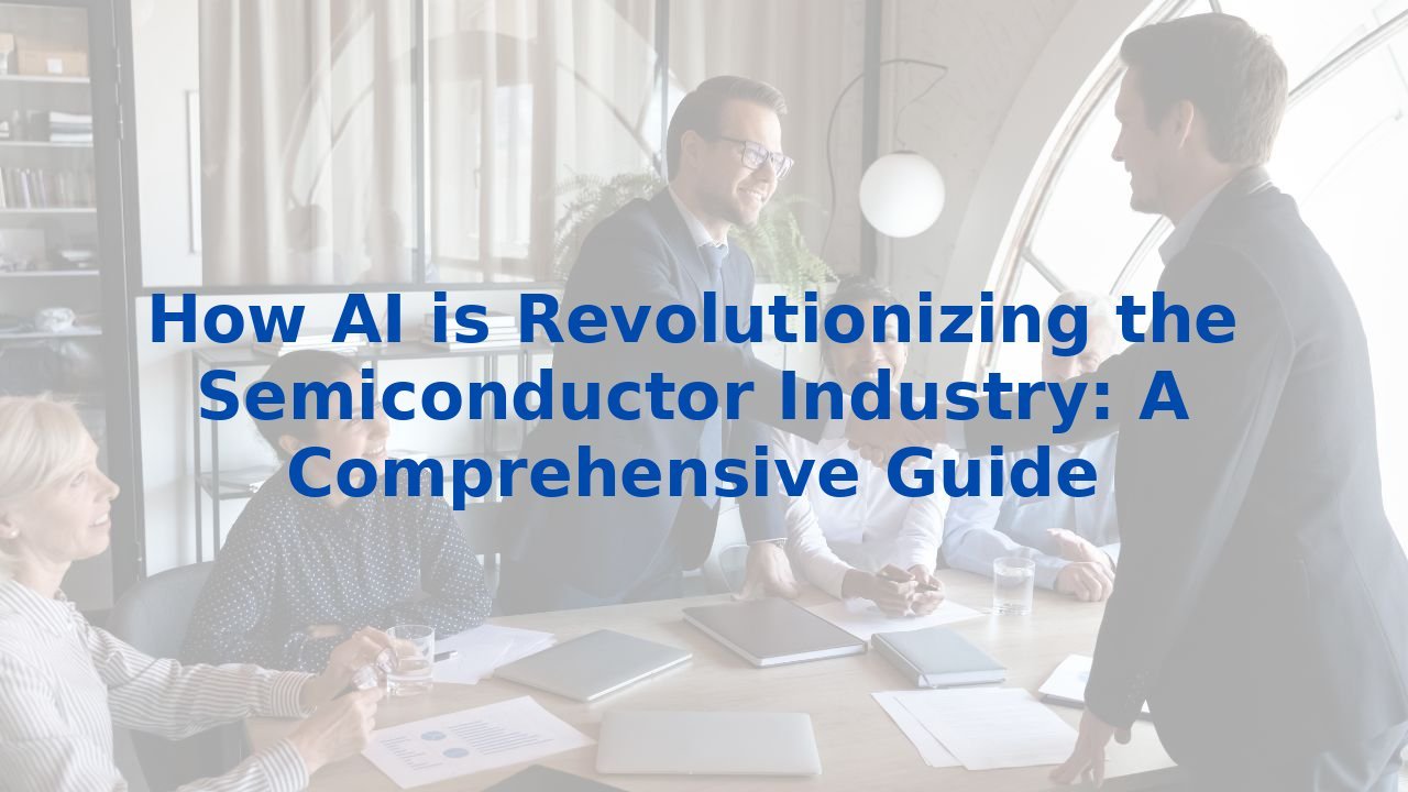 How AI is Revolutionizing the Semiconductor Industry: A Comprehensive Guide