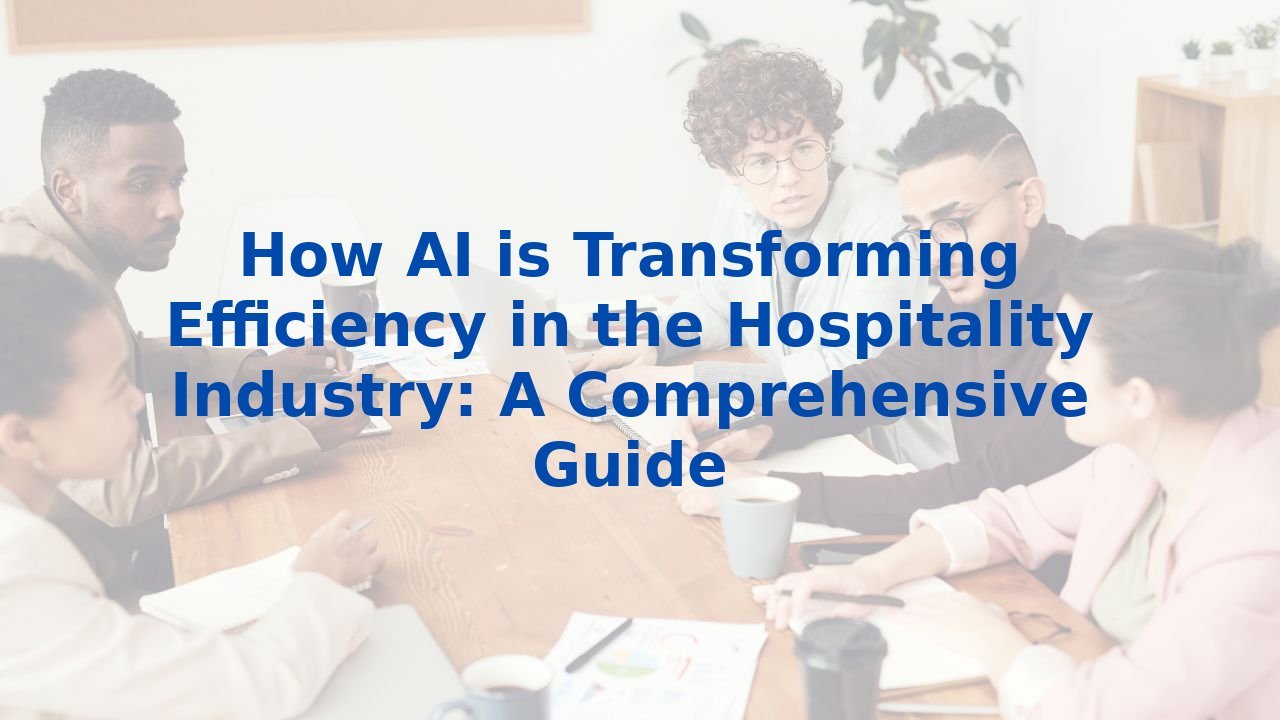 How AI is Transforming Efficiency in the Hospitality Industry: A Comprehensive Guide
