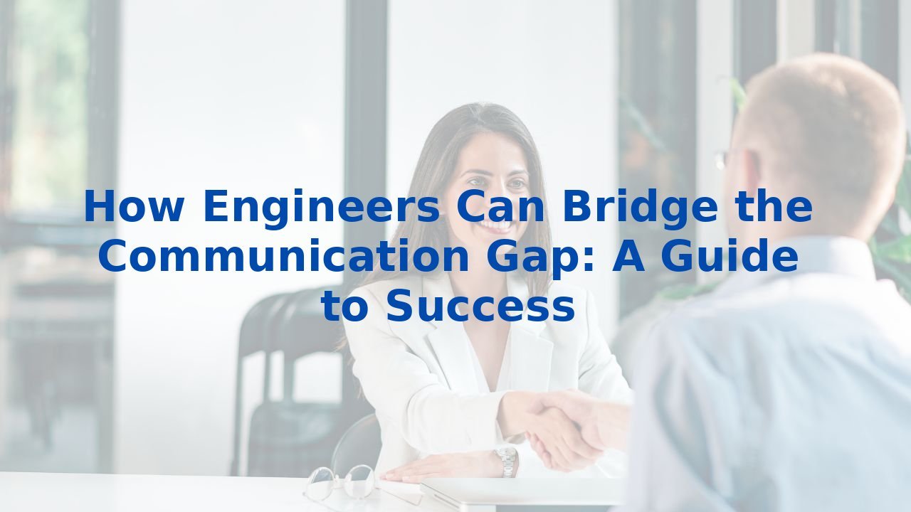 How Engineers Can Bridge the Communication Gap: A Guide to Success