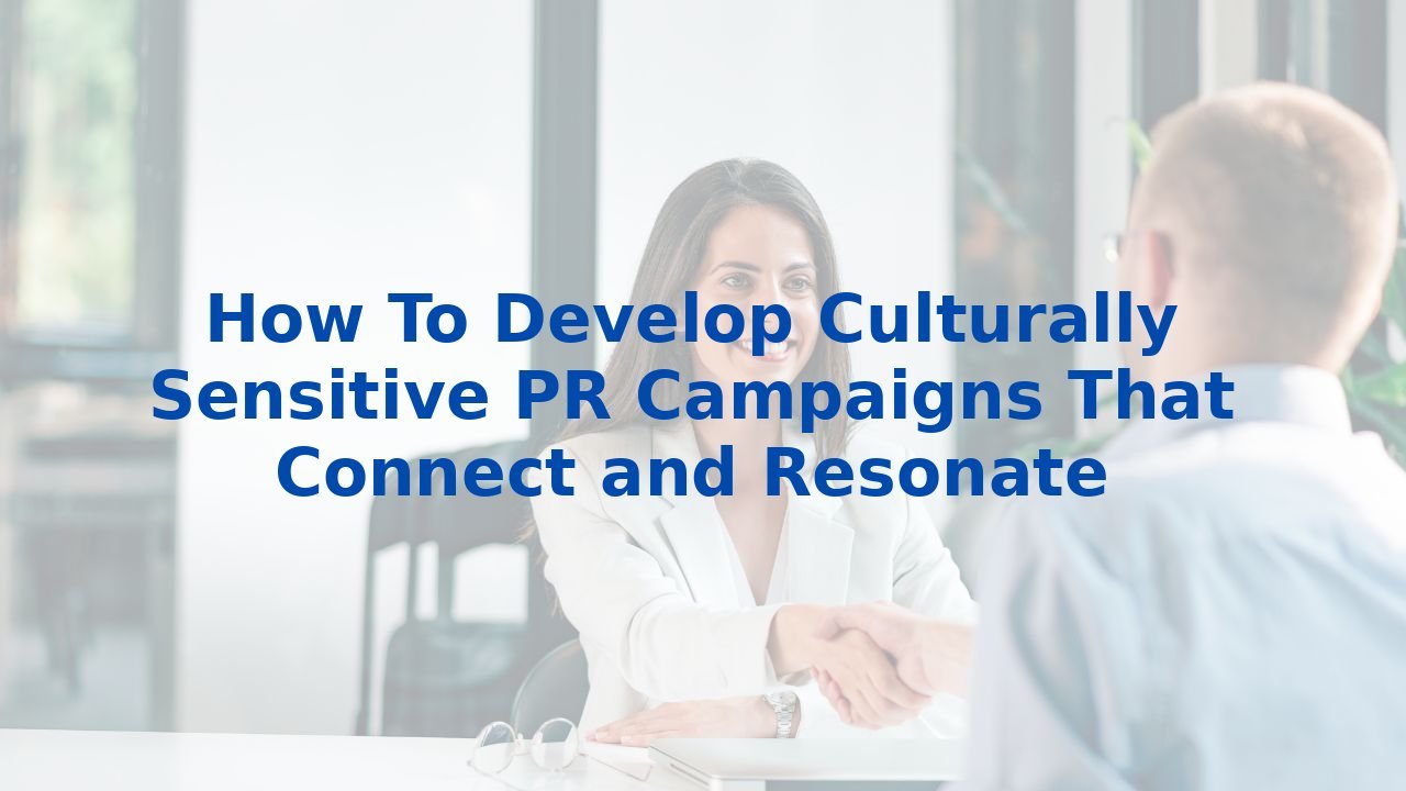 How To Develop Culturally Sensitive PR Campaigns That Connect and Resonate