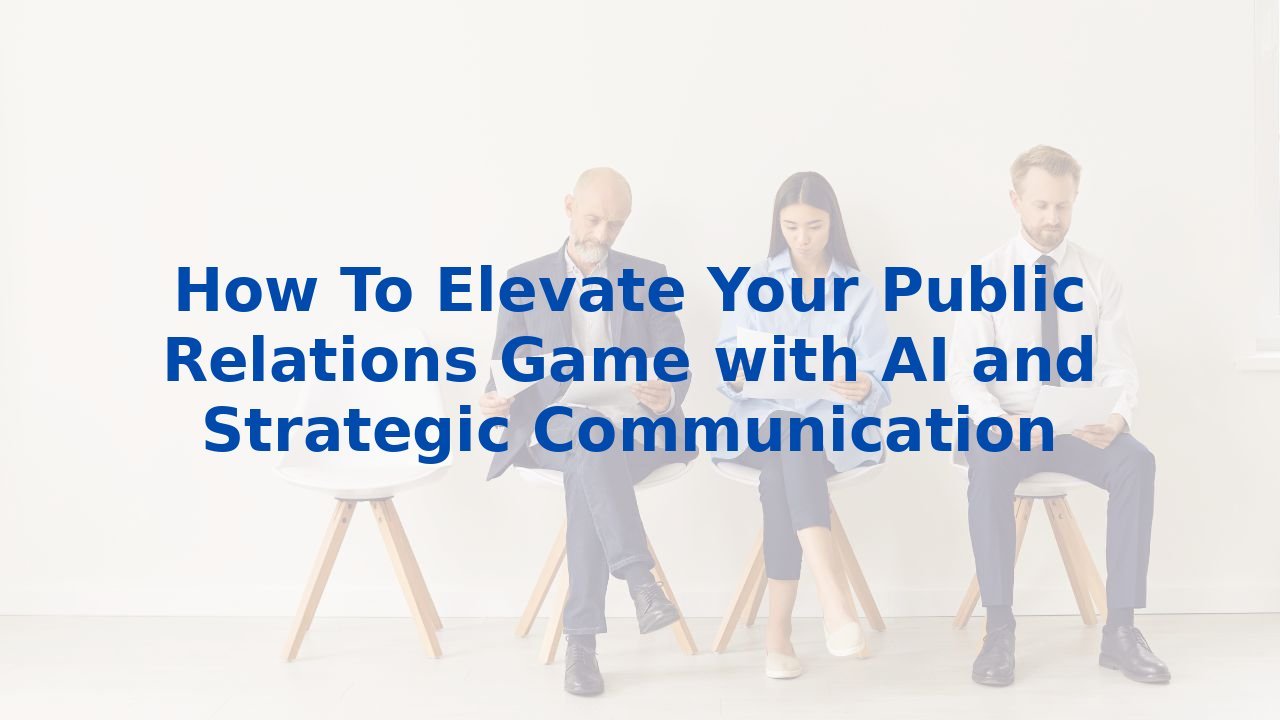 How To Elevate Your Public Relations Game with AI and Strategic Communication