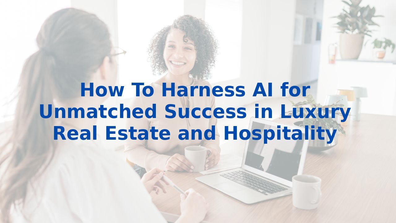 How To Harness AI for Unmatched Success in Luxury Real Estate and Hospitality