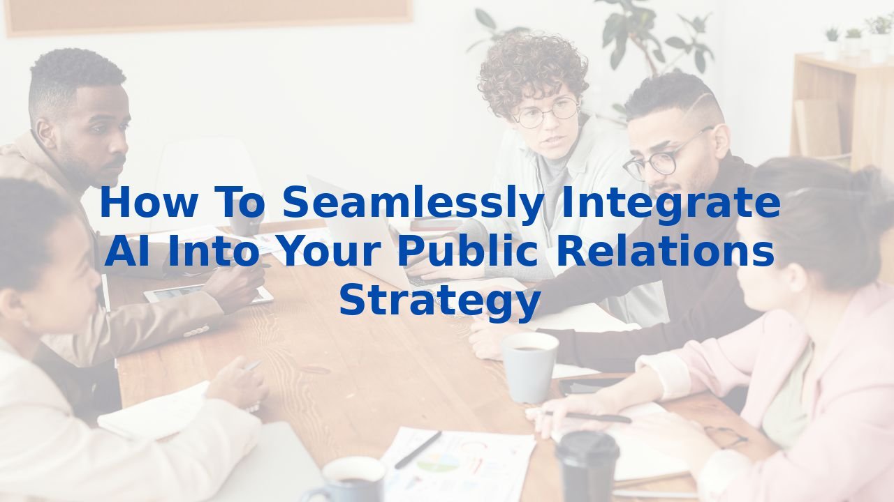 How To Seamlessly Integrate AI Into Your Public Relations Strategy