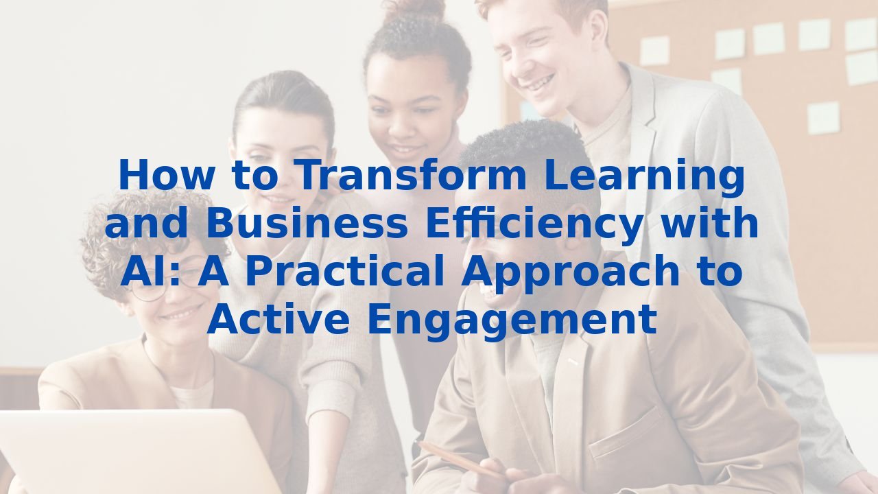 How to Transform Learning and Business Efficiency with AI: A Practical Approach to Active Engagement