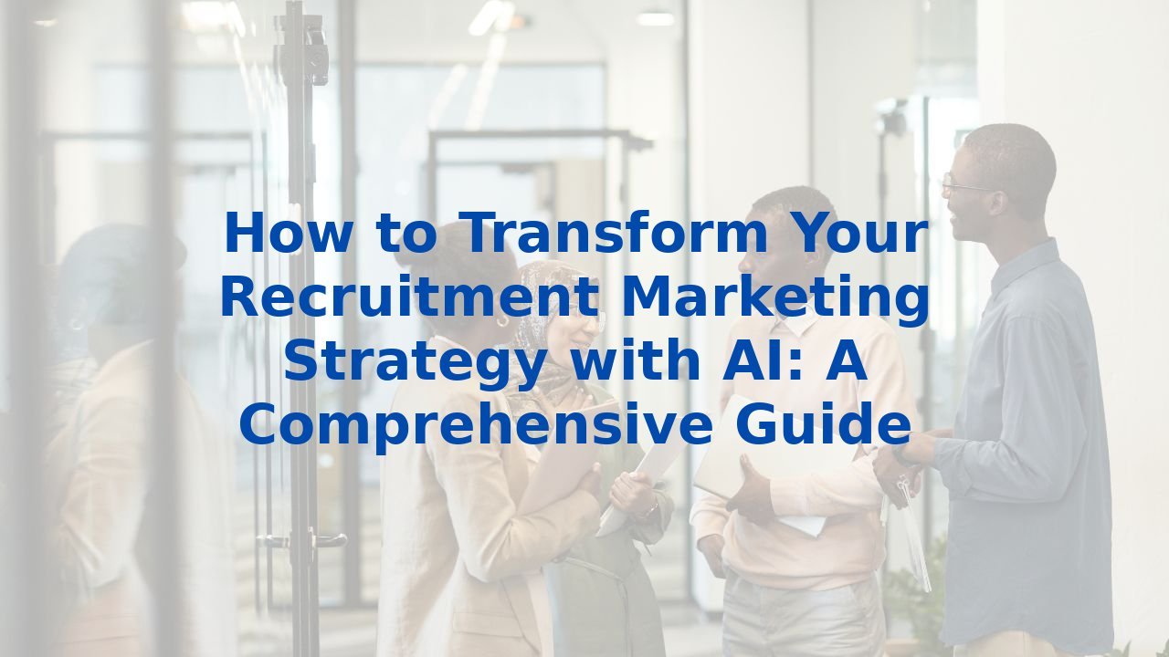 How to Transform Your Recruitment Marketing Strategy with AI: A Comprehensive Guide