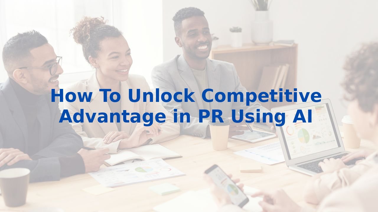 How To Unlock Competitive Advantage in PR Using AI