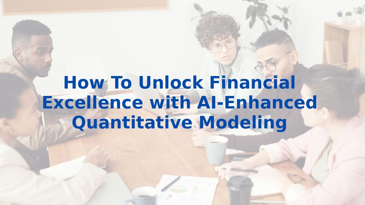 How To Unlock Financial Excellence with AI-Enhanced Quantitative Modeling