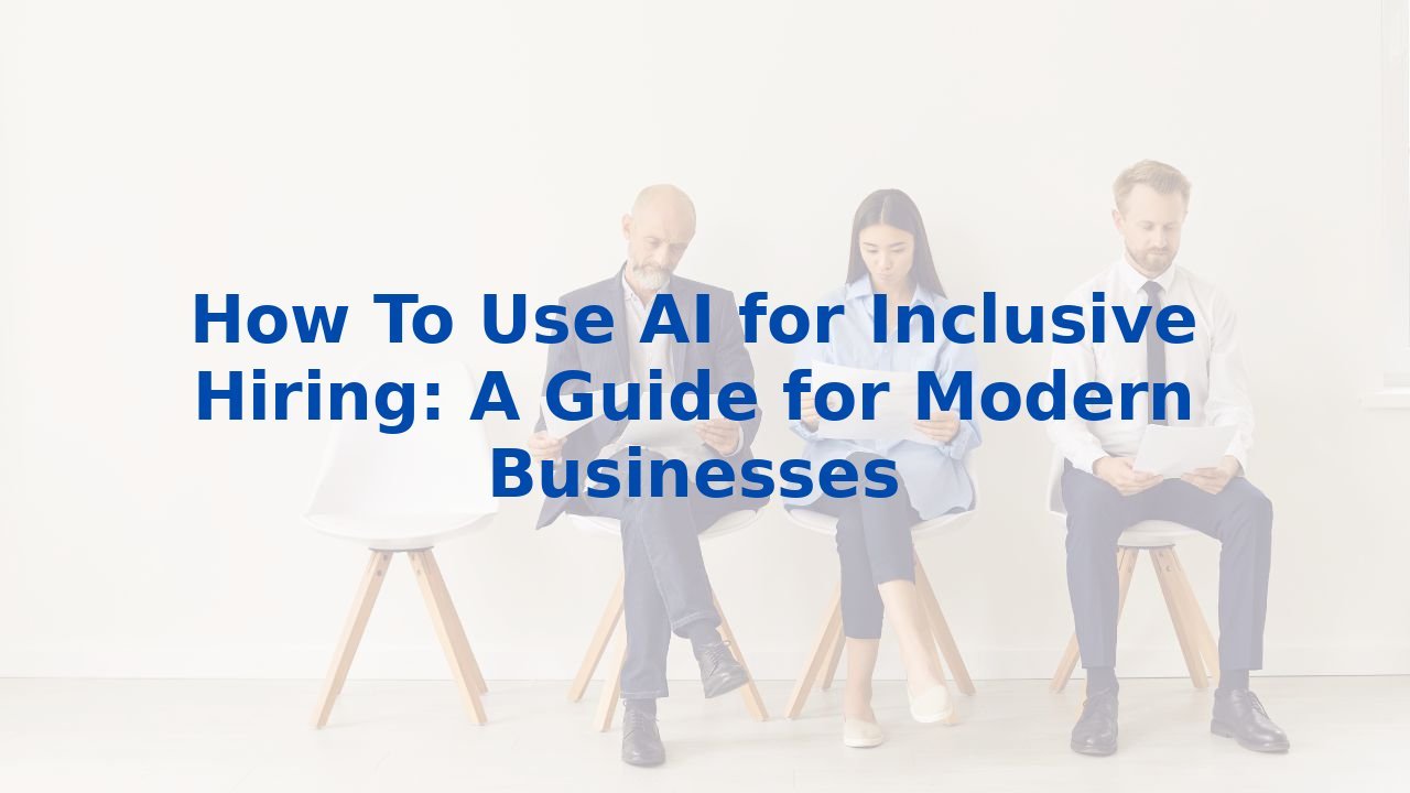 How To Use AI for Inclusive Hiring: A Guide for Modern Businesses