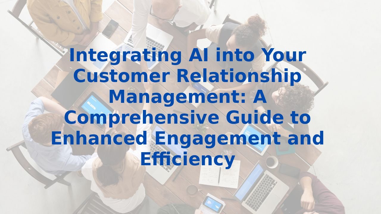 Integrating AI into Your Customer Relationship Management: A Comprehensive Guide to Enhanced Engagement and Efficiency