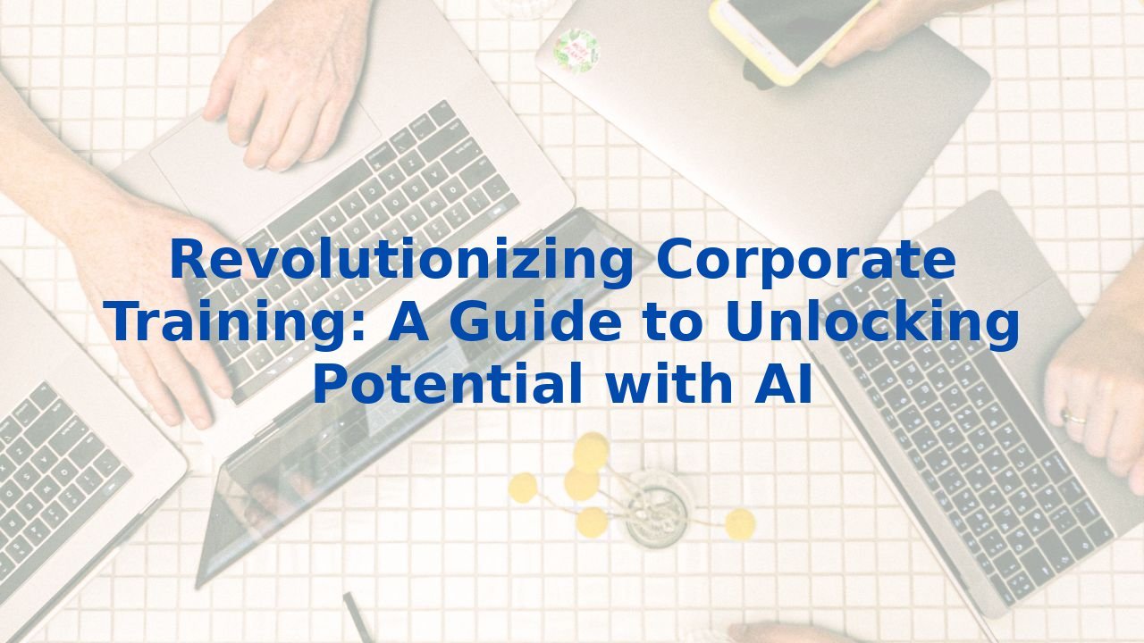 Revolutionizing Corporate Training: A Guide to Unlocking Potential with AI