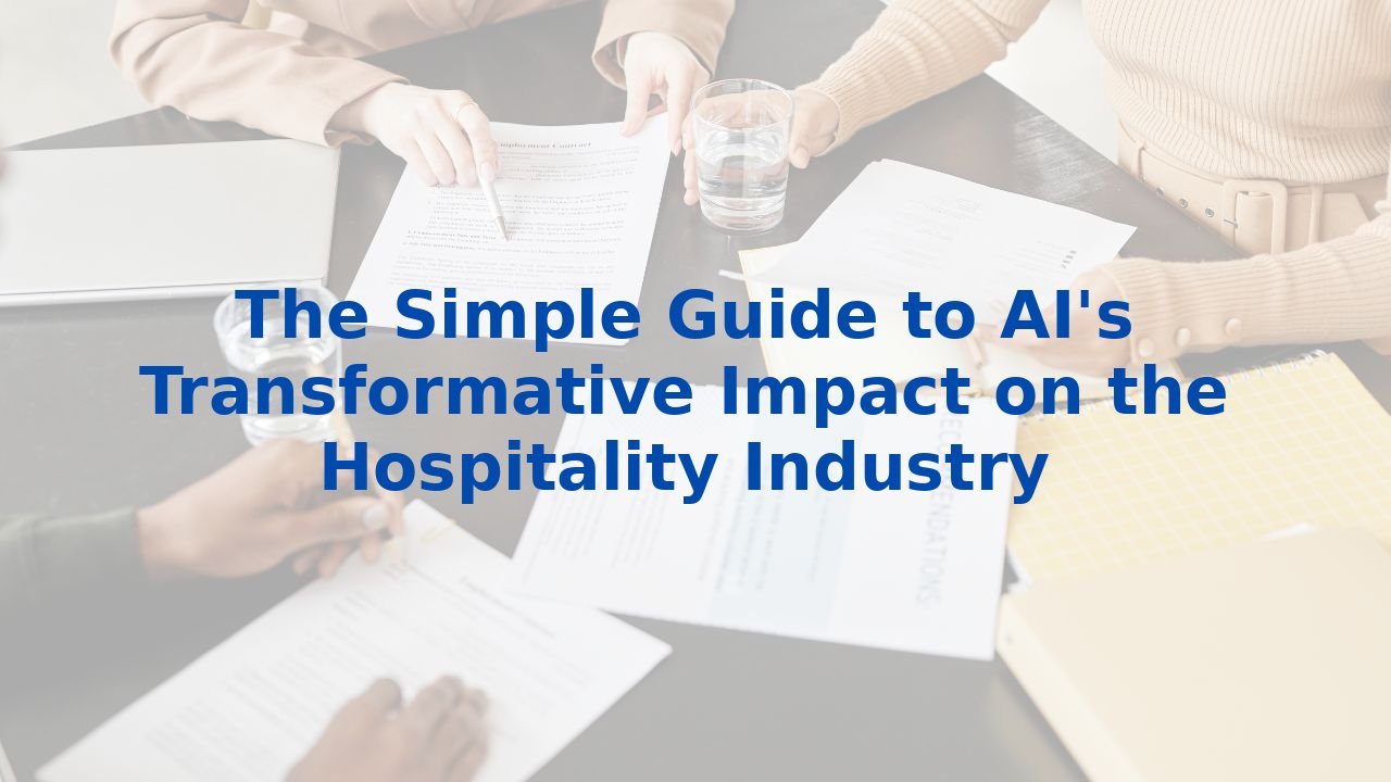 The Simple Guide to AI's Transformative Impact on the Hospitality Industry