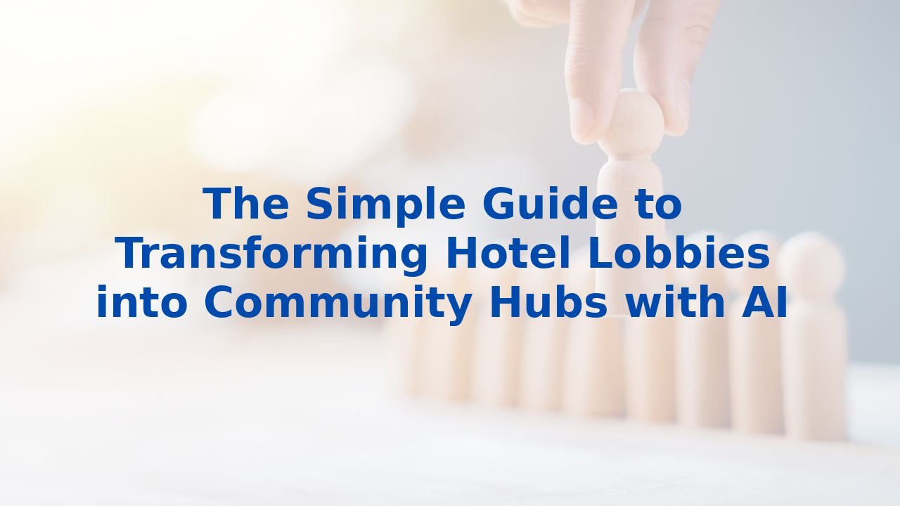 The Simple Guide to Transforming Hotel Lobbies into Community Hubs with AI