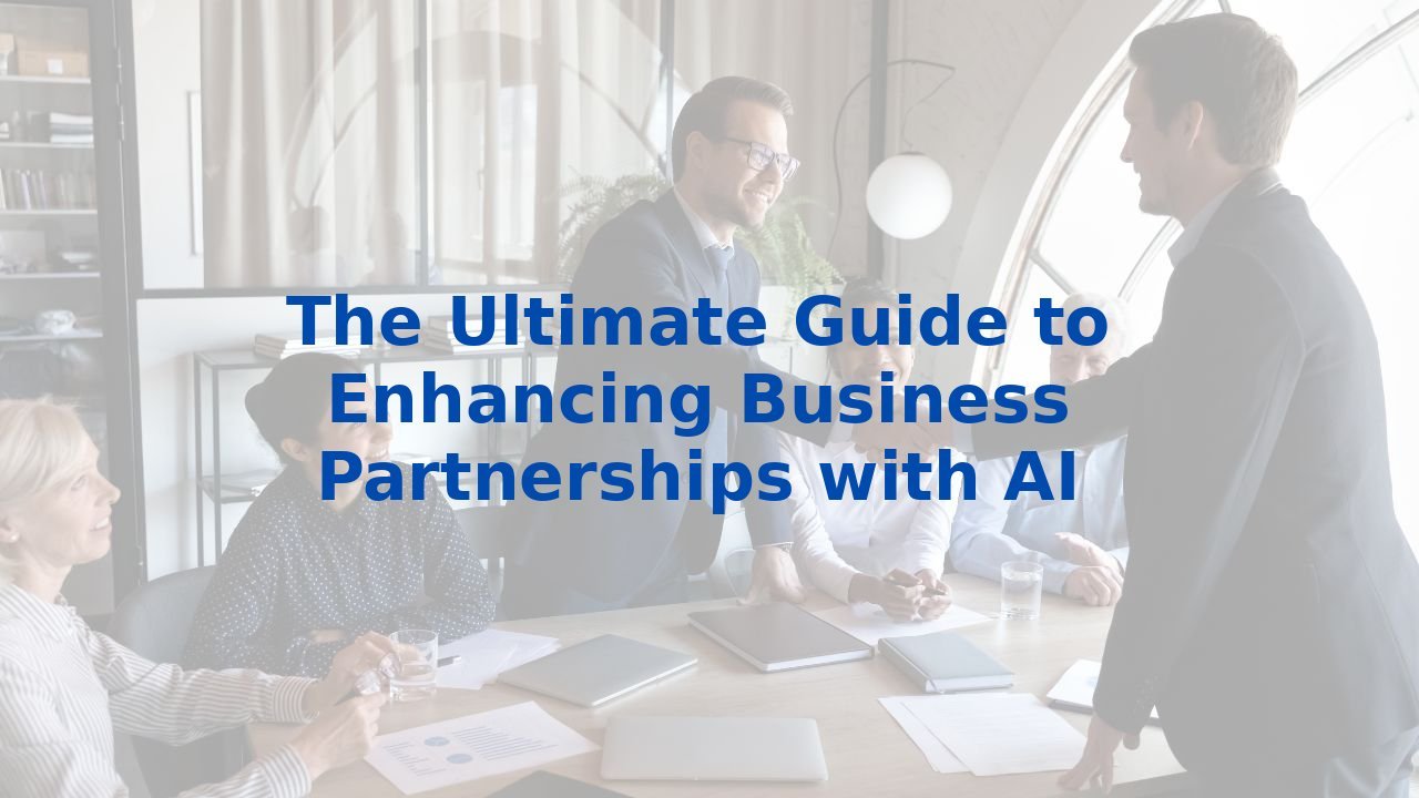 The Ultimate Guide to Enhancing Business Partnerships with AI