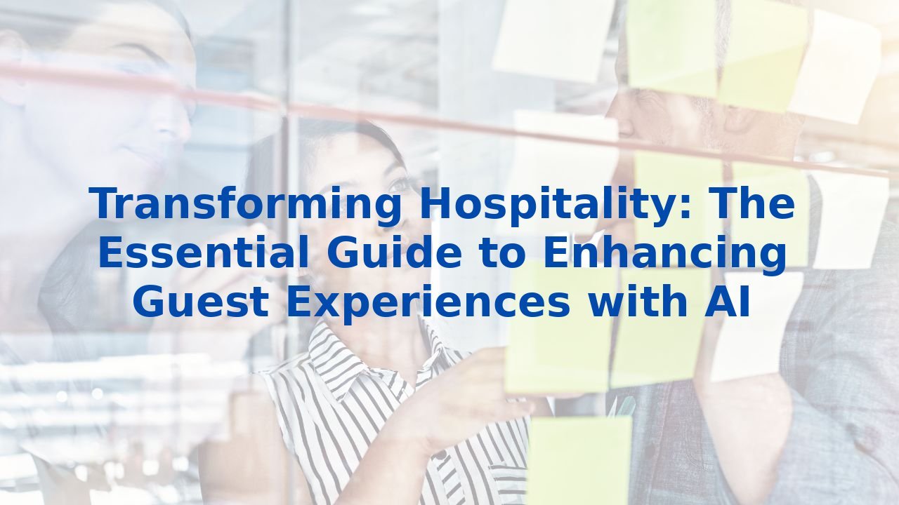 Transforming Hospitality: The Essential Guide to Enhancing Guest Experiences with AI