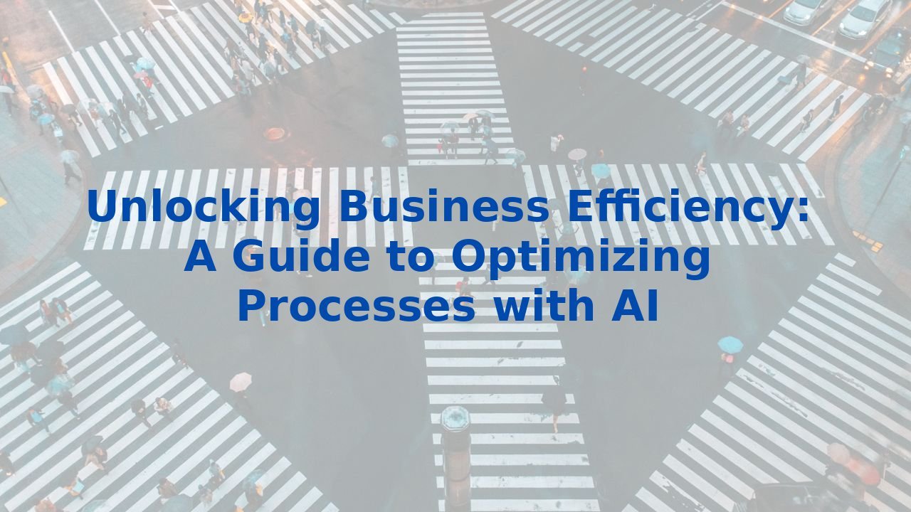 Unlocking Business Efficiency: A Guide to Optimizing Processes with AI