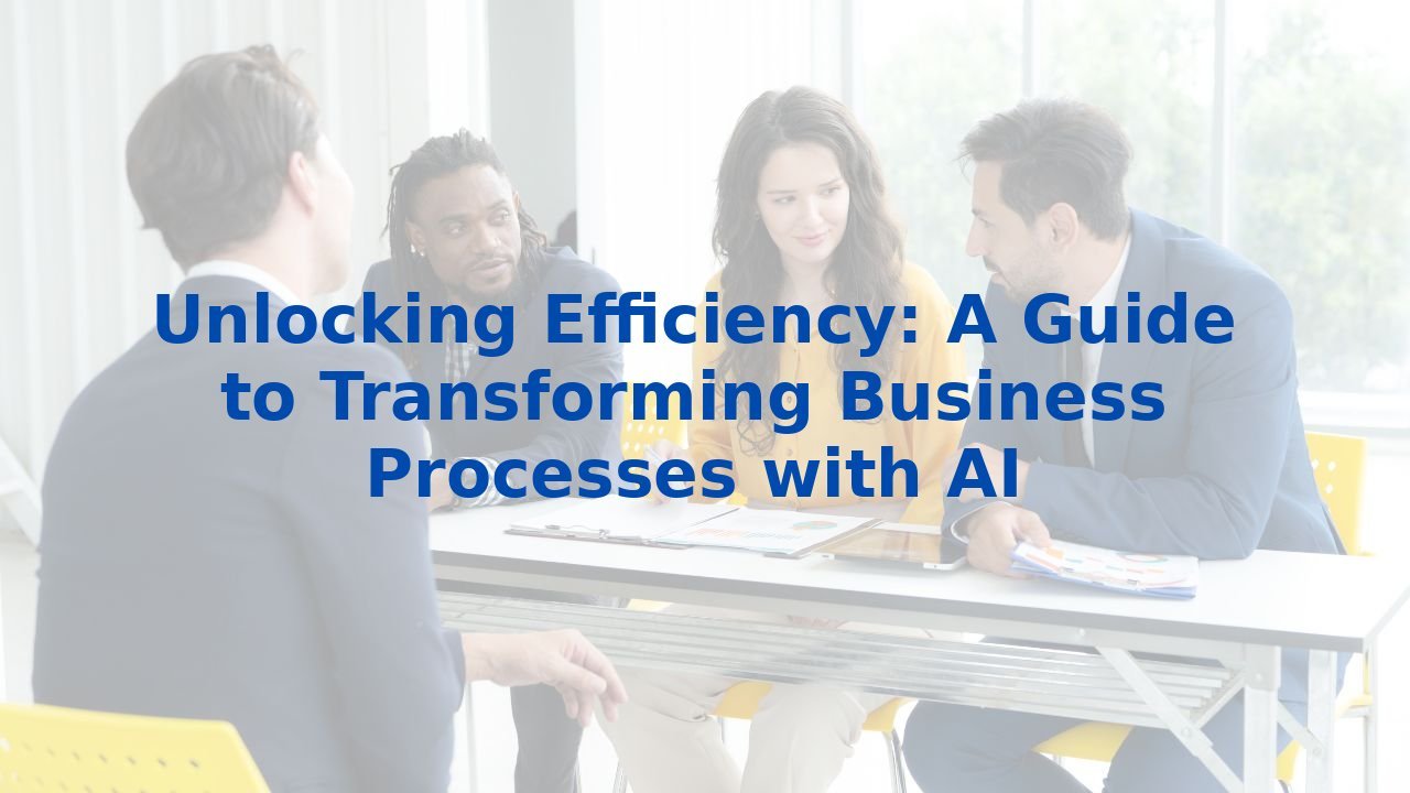 Unlocking Efficiency: A Guide to Transforming Business Processes with AI