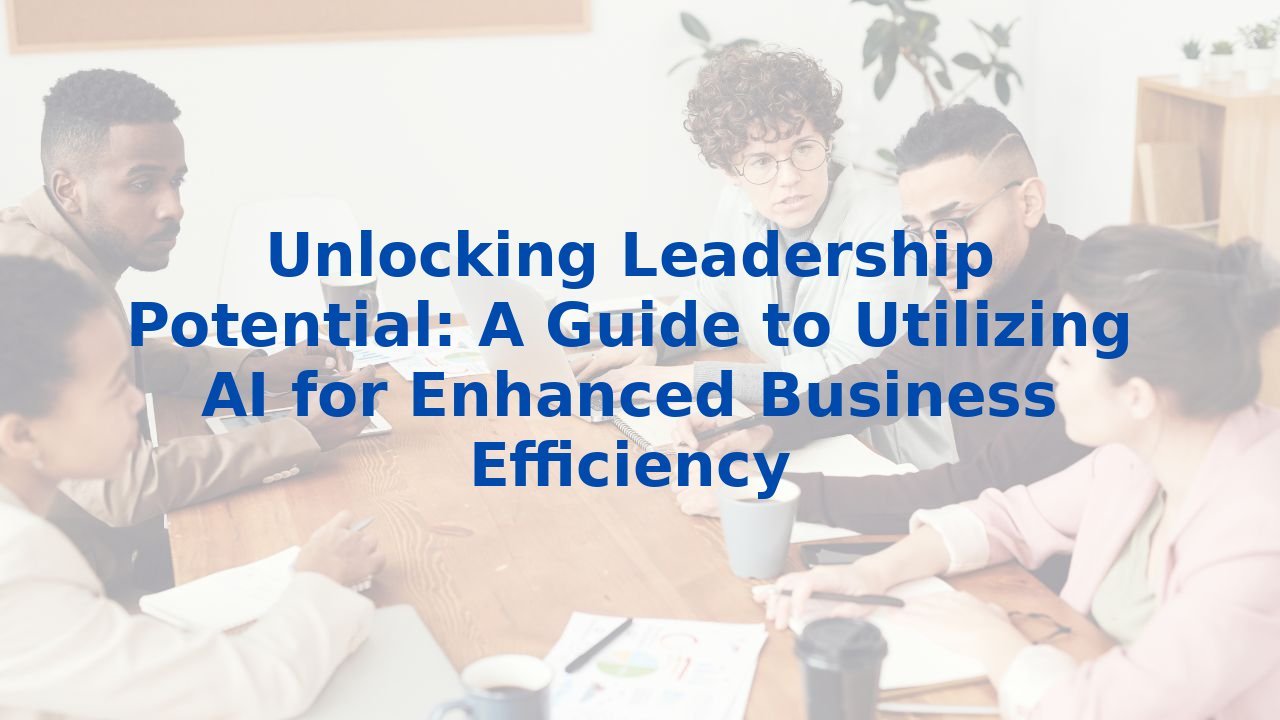 Unlocking Leadership Potential: A Guide to Utilizing AI for Enhanced Business Efficiency