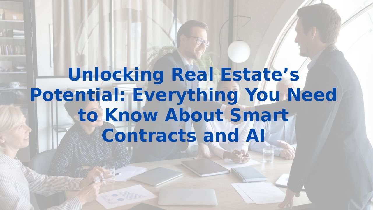 Unlocking Real Estate’s Potential: Everything You Need to Know About Smart Contracts and AI