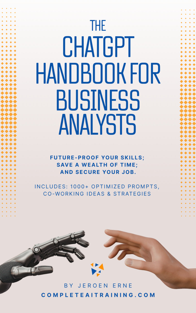 Cover of The ChatGPT Handbook for Business Analysts