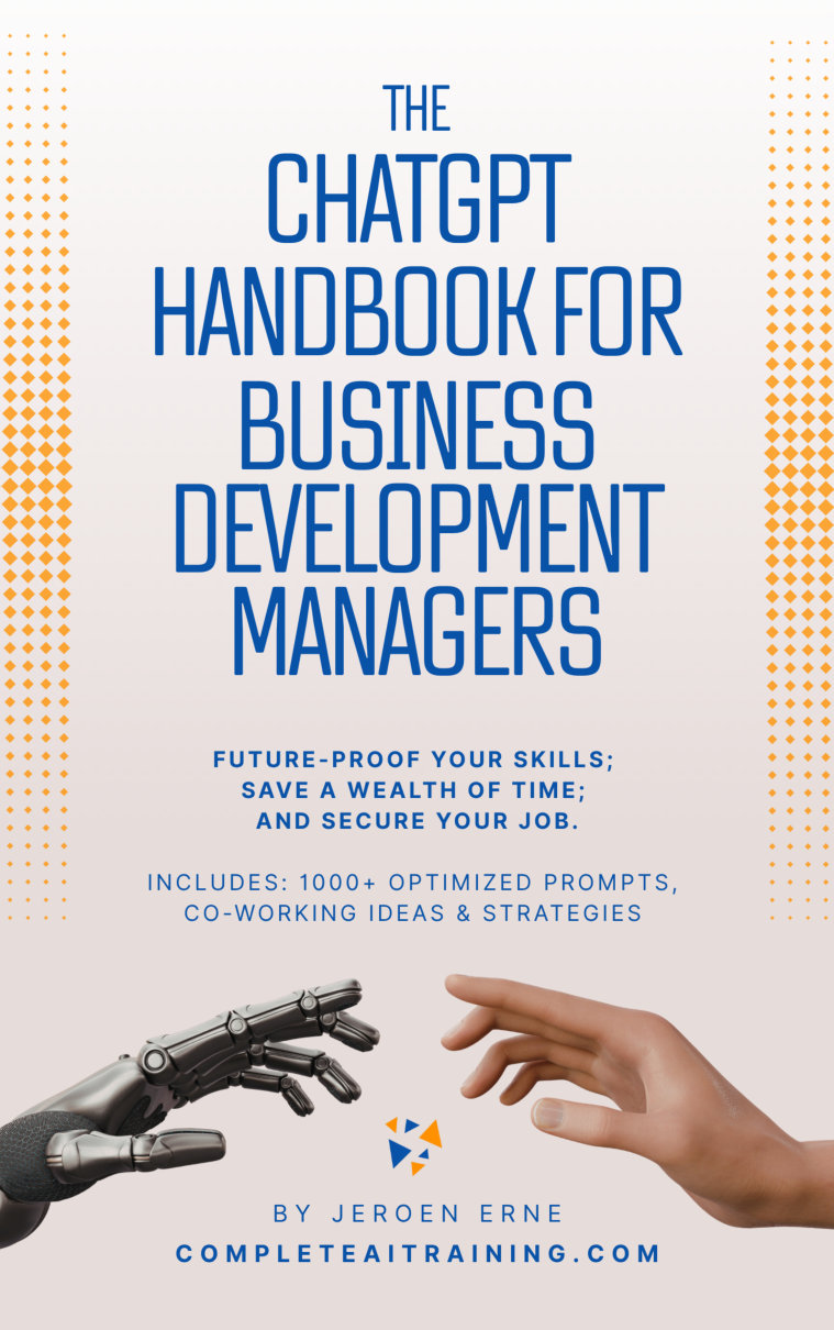 Cover of The ChatGPT Handbook for Business Development Managers