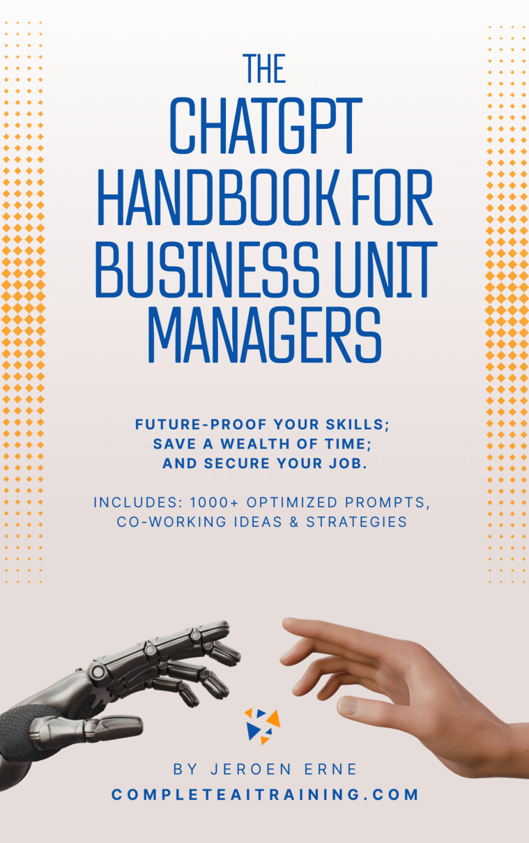Cover of The ChatGPT Handbook for Business Unit Managers