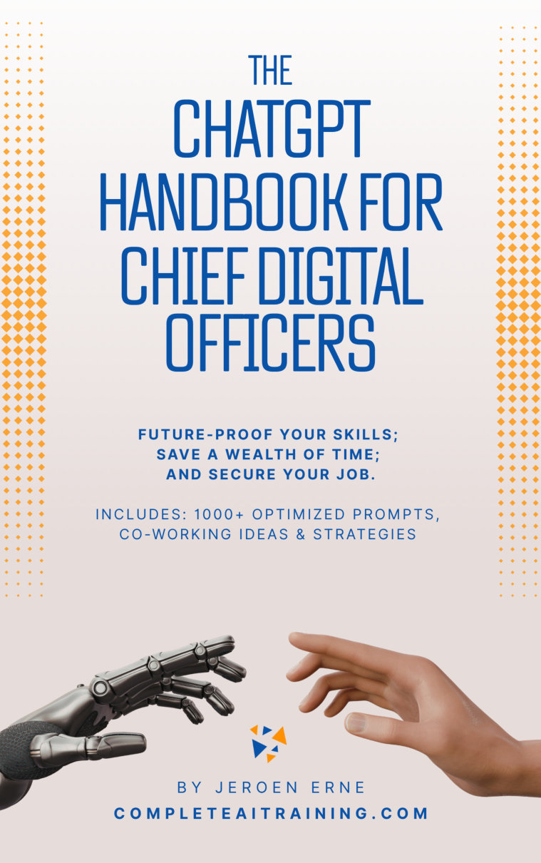 Cover of The ChatGPT Handbook for CDOs (Chief Digital Officers)