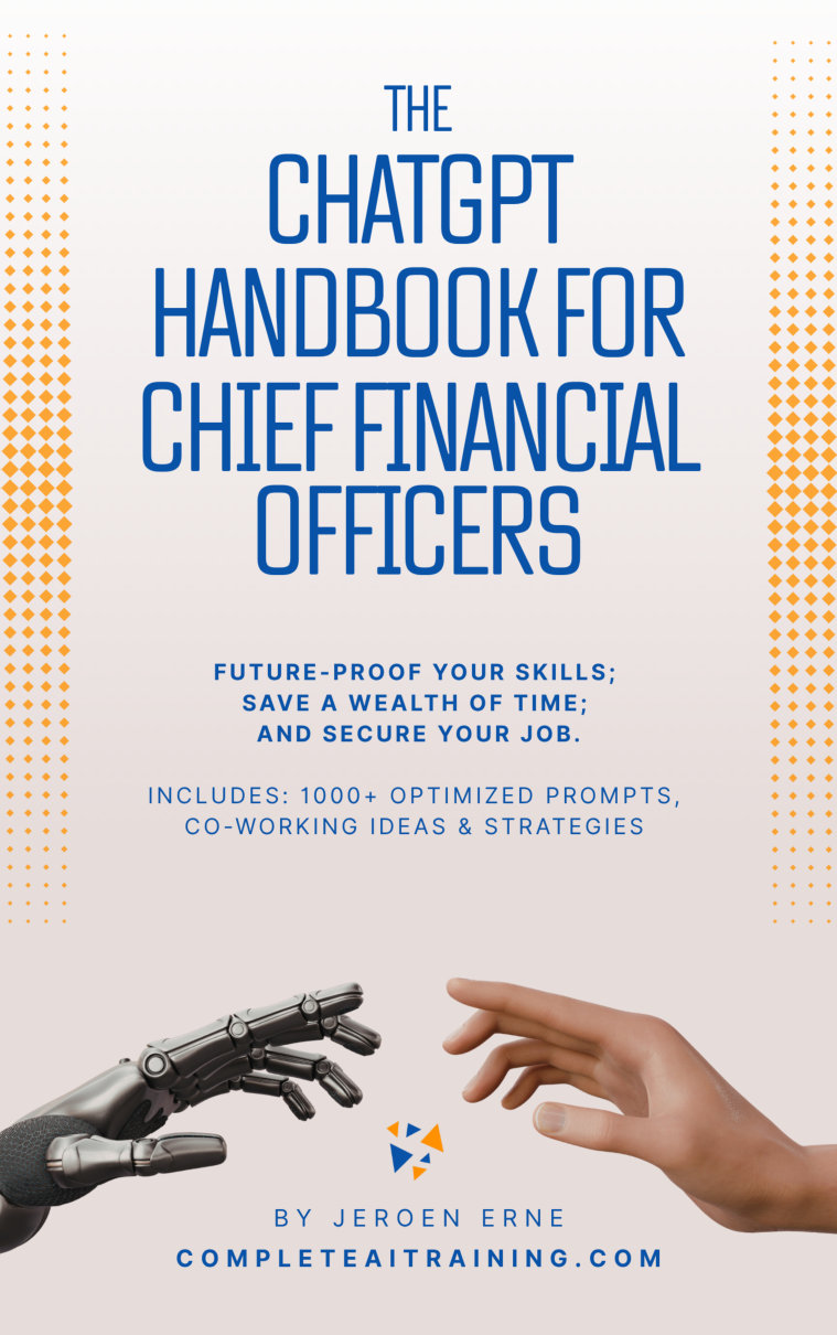 Cover of The ChatGPT Handbook for CFOs (Chief Financial Officers)