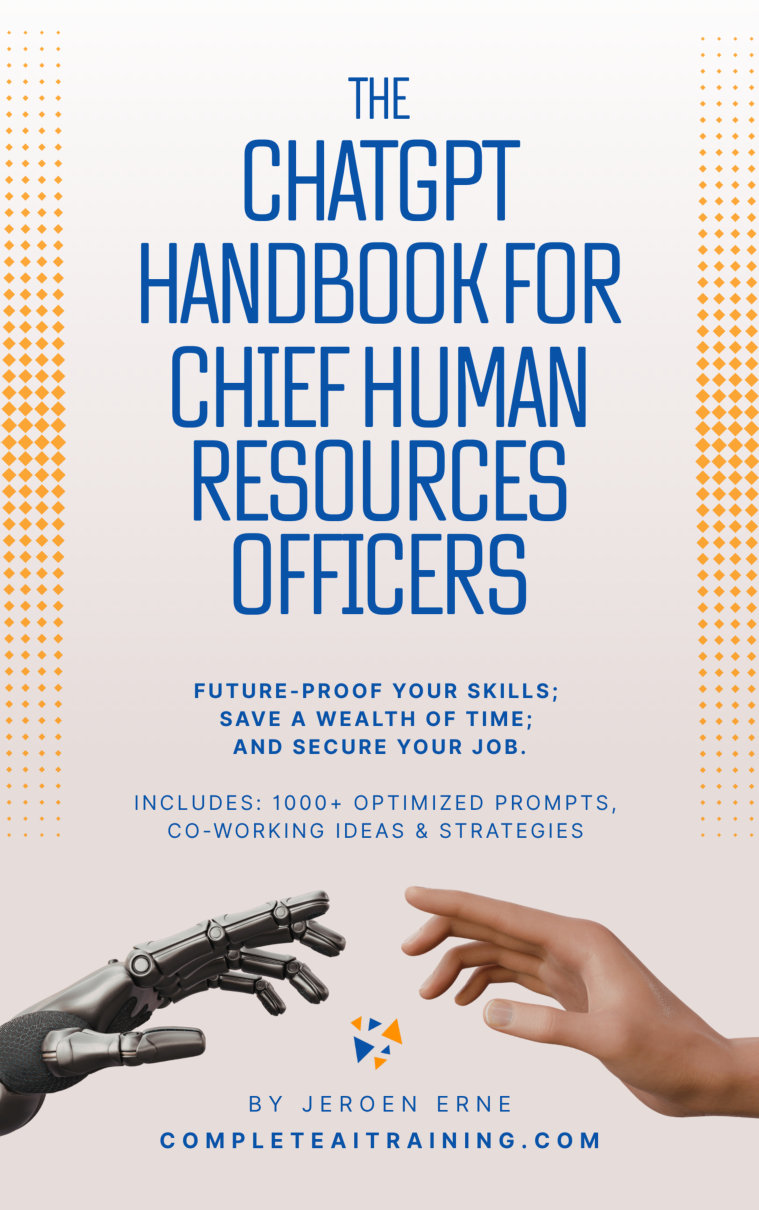 Cover of The ChatGPT Handbook for CHROs (Chief Human Resources Officers)