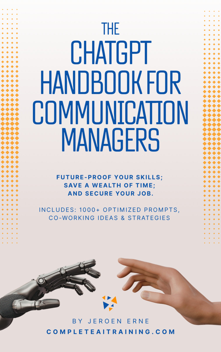 Cover of The ChatGPT Handbook for Communication Managers