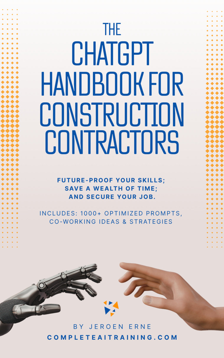 Cover of The ChatGPT Handbook for Construction Contractors